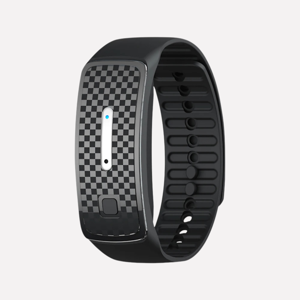 Unisex insect protection wristband for outdoor activities like camping, hiking & travel. Keep bugs away.