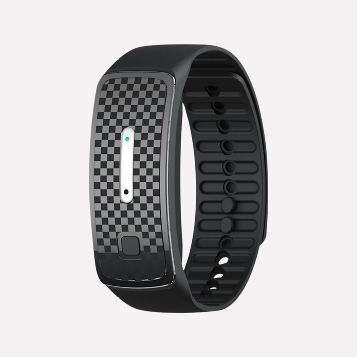 Unisex insect protection wristband for outdoor activities like camping, hiking & travel. Keep bugs away.
