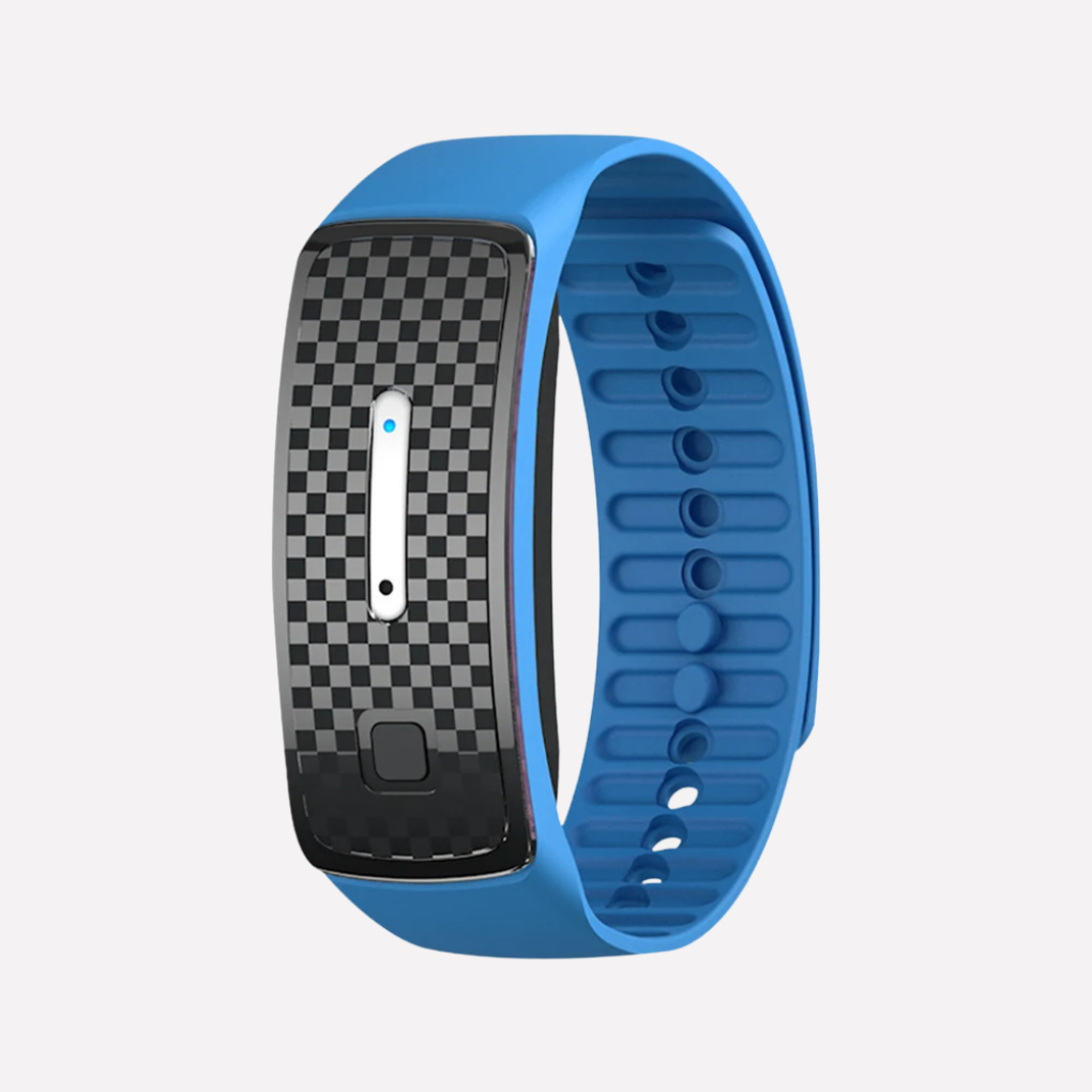 Effective outdoor pest control wristband for patio use, gardening & hiking to stay bite-free.