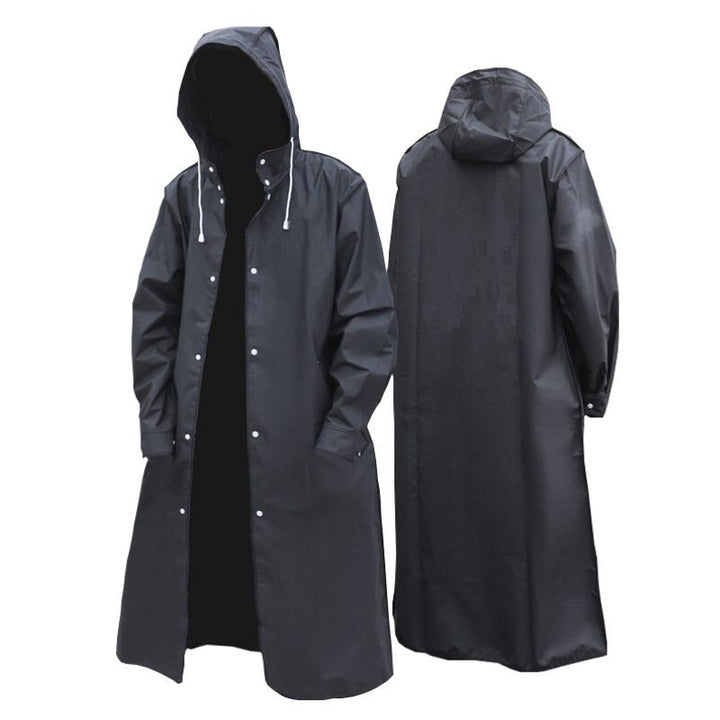 Durable, waterproof unisex long jacket, perfect as a windbreaker for any adventure.