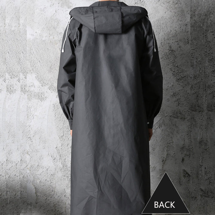 Versatile long unisex raincoat, offering waterproof protection on all outdoor trips.