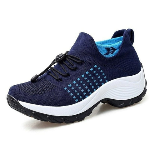 Comfortable stretch cushion shoes for unisex use, offering soft foot support and lightweight design.