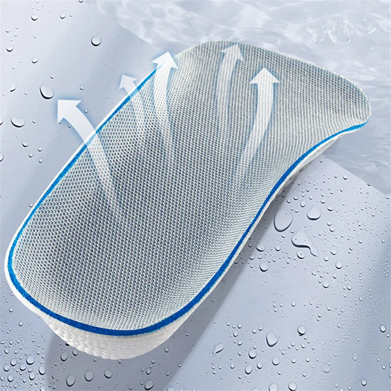 Experience all-day comfort and improved posture with these discreet orthopedic height lift insoles.