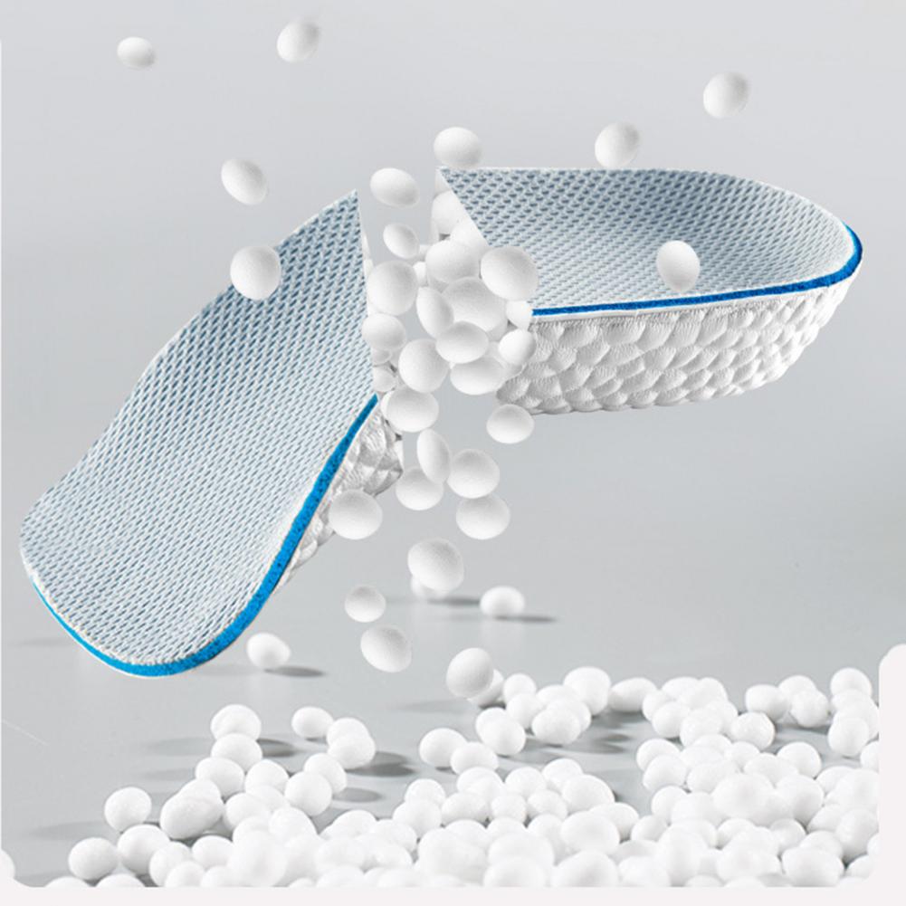 Unisex height lift insoles designed for discreet foot support, pain relief, and enhanced walking comfort.