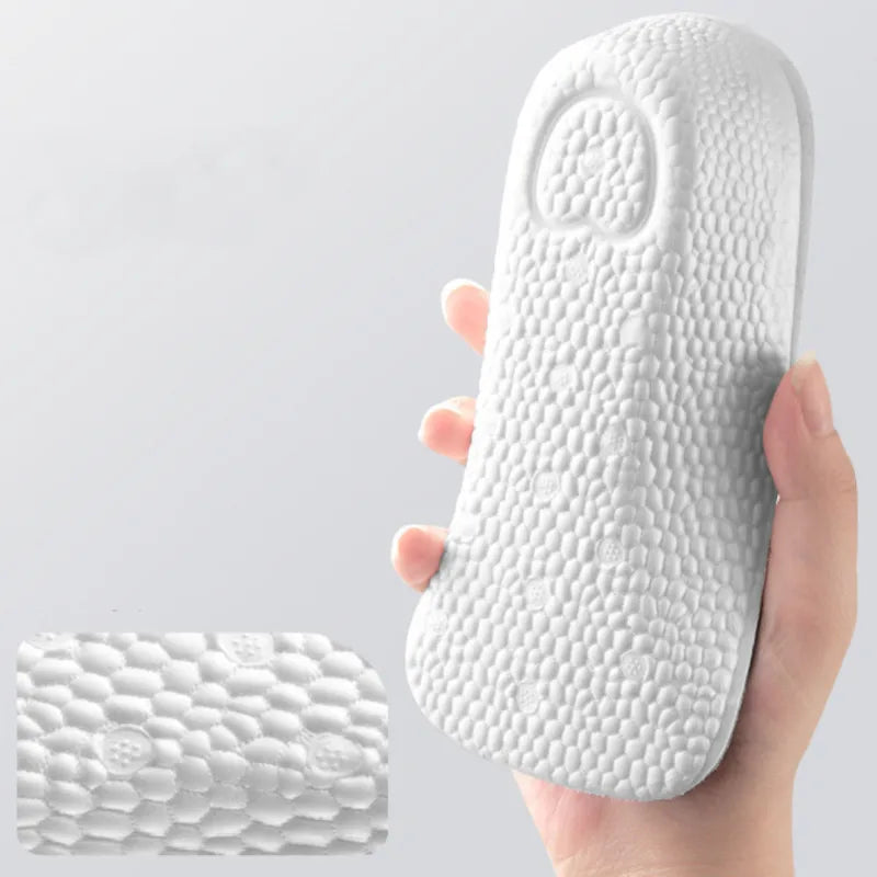 Orthopedic shoe inserts providing discreet height lift, superior foot support, and all-day comfort for unisex use.