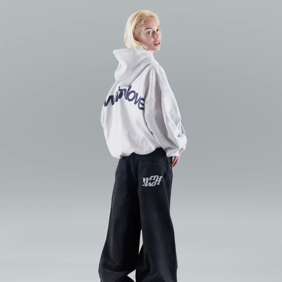 Versatile women's oversized hoodie for ultimate comfort and chic streetwear style. Great for layering.