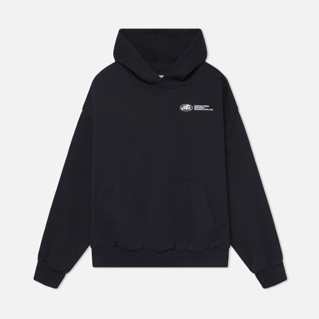 Relaxed women's oversized hoodie, soft & comfortable for everyday casual or trendy streetwear fashion.