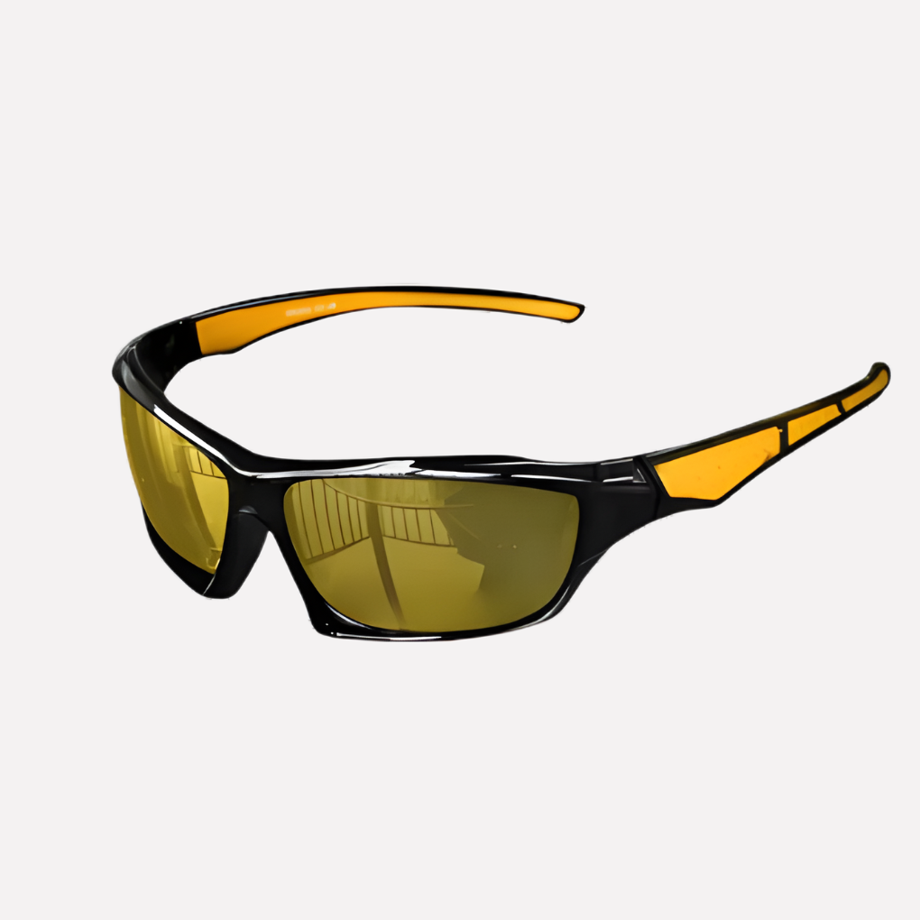 Durable unisex sport sunglasses featuring polarized UV400 lenses. Essential outdoor eyewear for active glare reduction.