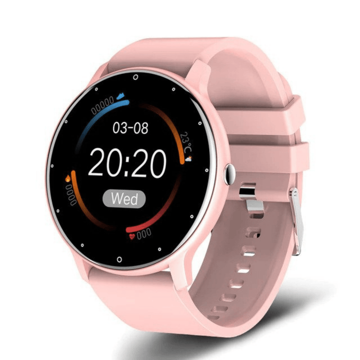 Black S9 unisex smartwatch, a waterproof sports watch & health monitor with activity tracking and smart features.