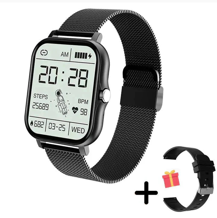 Smart wearable tech device with health monitoring and call function