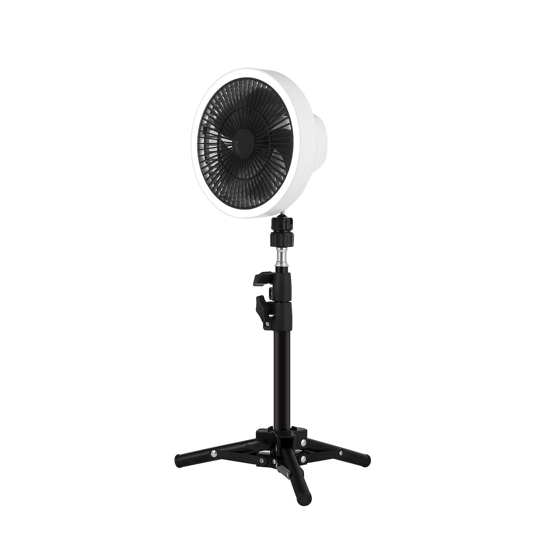 Unisex tripod stand fan. Portable cooling solution for any room, adjustable height & powerful airflow.