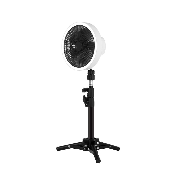 Unisex tripod stand fan. Portable cooling solution for any room, adjustable height & powerful airflow.