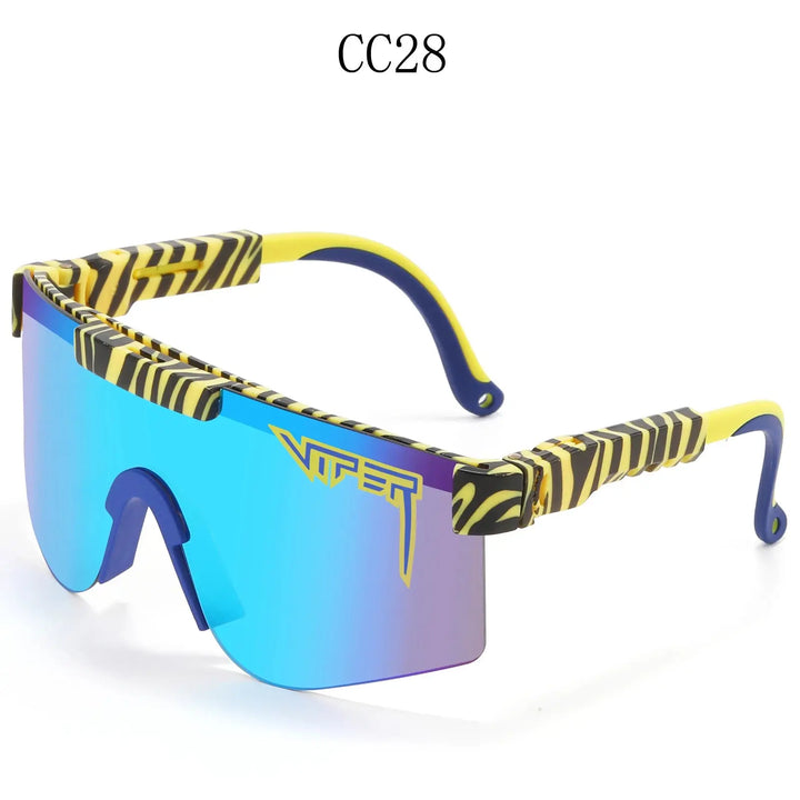Retro look sports sunglasses for a vintage sporty vibe