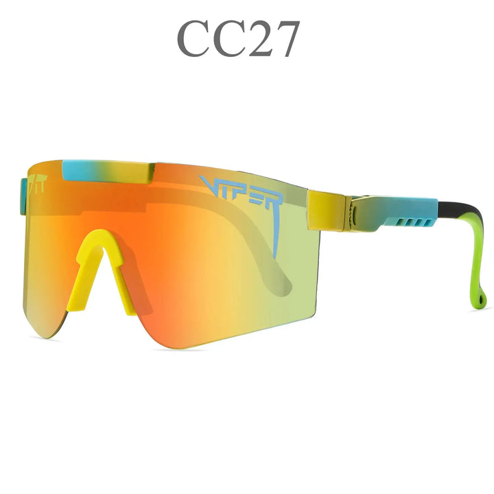 Sporty unisex sunglasses with a comfortable and secure fit