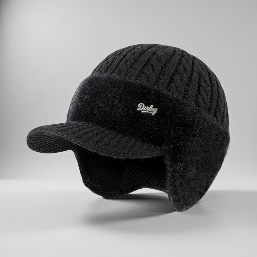 Stylish trapper hat for men and women, featuring ear flap design.