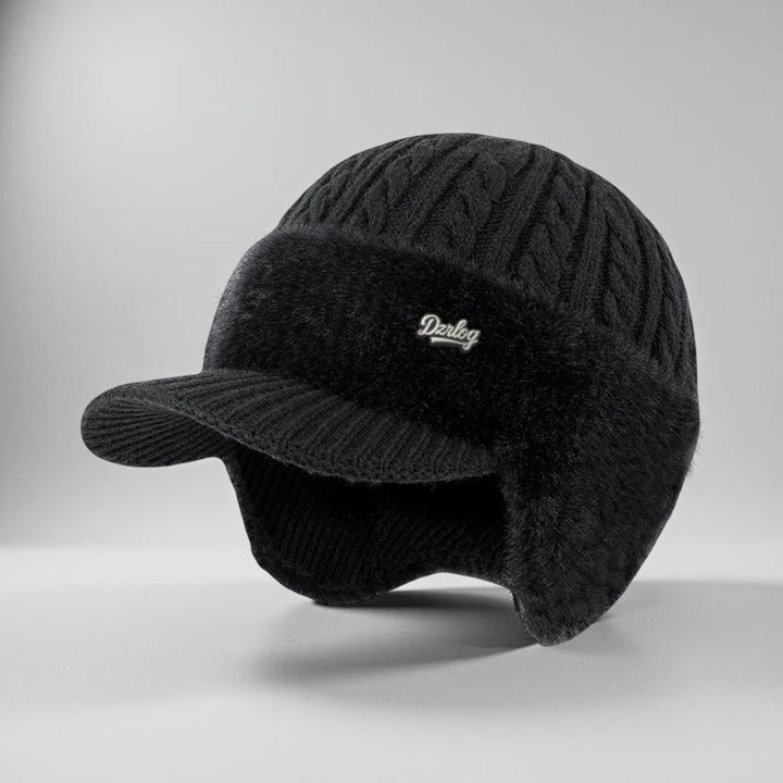 Stylish trapper hat for men and women, featuring ear flap design.