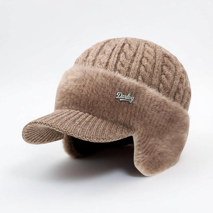 Fleece-lined knit cap for ultimate warmth in winter conditions.