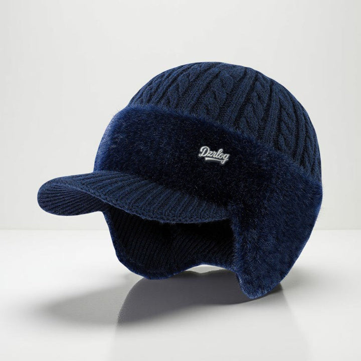 Durable outdoor gear: unisex trapper hat with protective ear flaps.