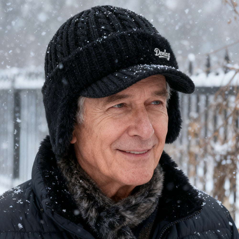 Classic trapper hat style, a must-have cold weather accessory.