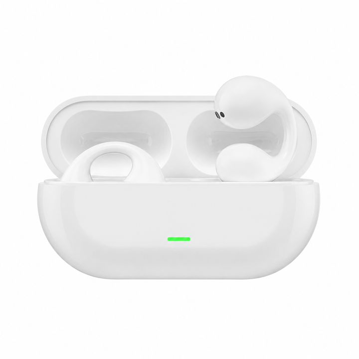 Lightweight Bone Conduction Bluetooth Earbuds, perfect for active listening during sports, workouts, or relaxed leisure.