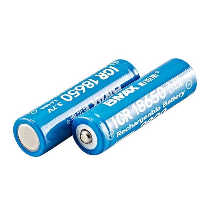 Upgrade electronics with this 2-pack of high-capacity 18650 rechargeable lithium-ion batteries.