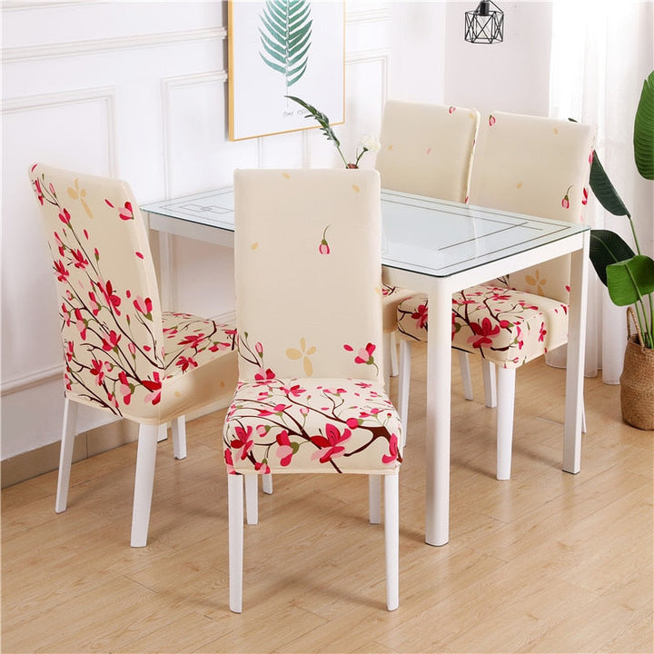 Home decor dining chair cover, elastic for a fresh, renewed look.
