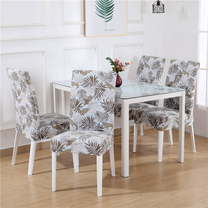 Universal slipcover for dining chairs, stretch fabric, home style upgrade.