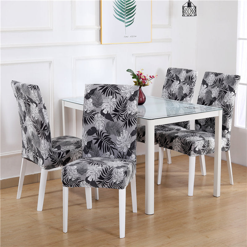 Spandex dining chair cover, furniture protector, versatile home decor solution.
