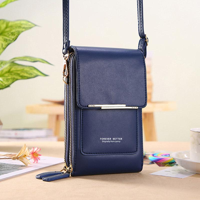 Fashionable women's phone bag, a versatile small shoulder bag accessory for everyday use.
