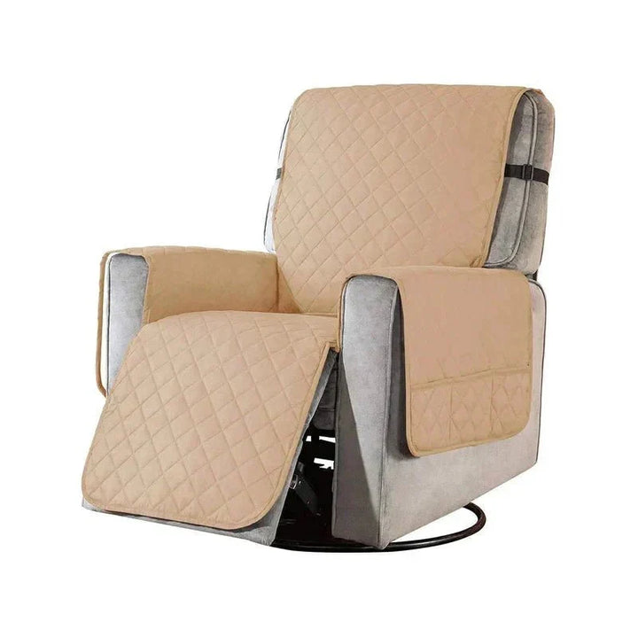 Elastic armchair slipcover, universal fit for chair protection, soft & durable polyester.