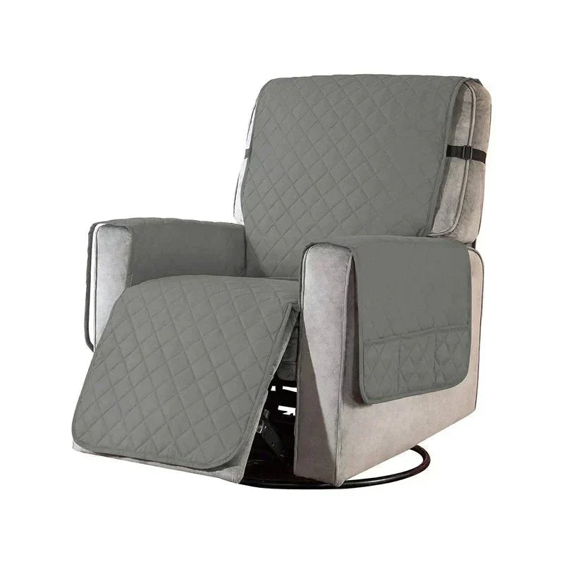 Furniture refresh: Universal stretch armchair cover, easy-to-fit polyester slipcover.
