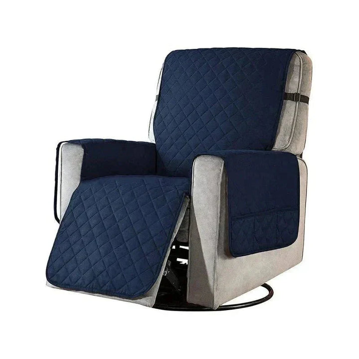Universal stretch armchair cover, soft polyester slipcover for chair protection & comfort.