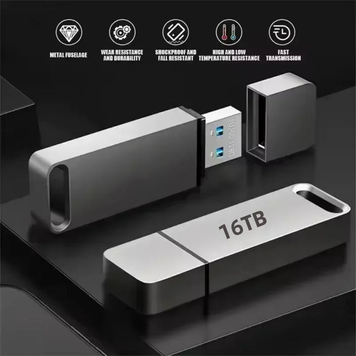 Premium quality USB 3.2 flash drive with durable casing. High-speed, waterproof, shockproof data protection.