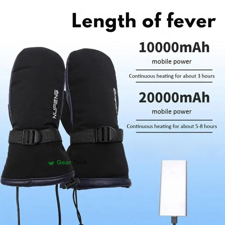 USB powered electric heating gloves for men and women, providing ultimate hand warmth.