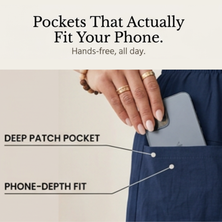 Versatile women's pull-on skort with a flattering wide-leg and wrap front.