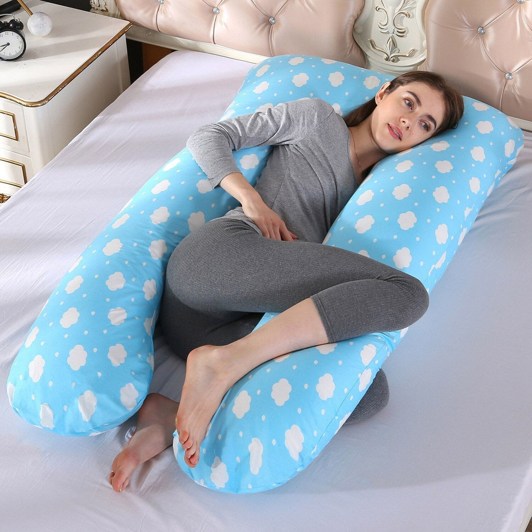 Premium full body side sleeper pillow, a sleep aid for adults seeking ergonomic neck & back relief.