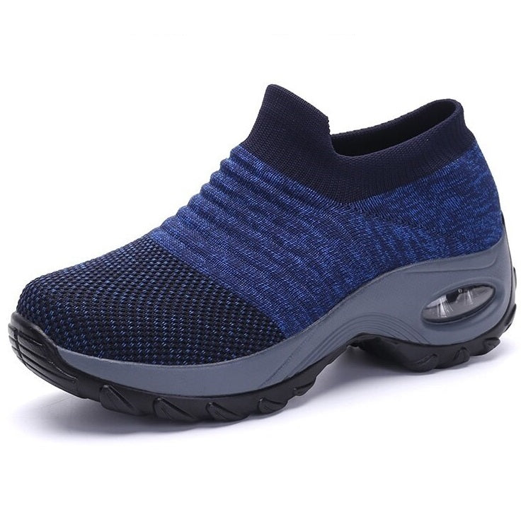 Women's comfort walking shoes, orthopedic design with shock absorption.