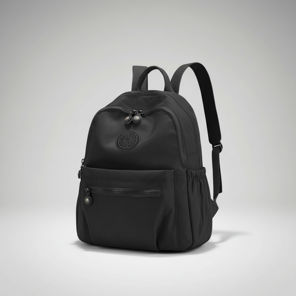Unisex casual nylon mini backpack, compact & lightweight, ideal for daily essentials & travel.