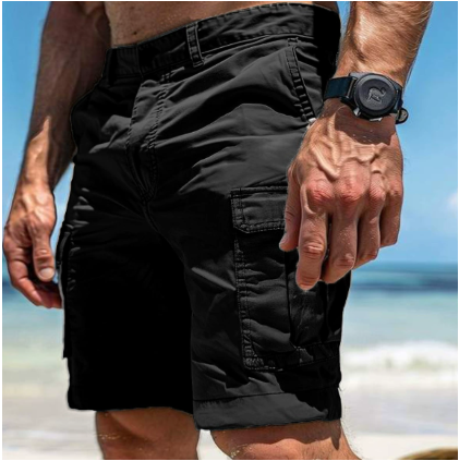 Stylish men's cargo shorts for summer, offering ultimate comfort, practicality, and a relaxed fit for active wear.