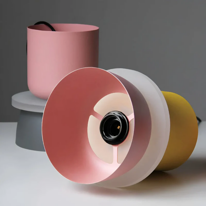 Group of VividGlow macaron LED pendant lights in various colors