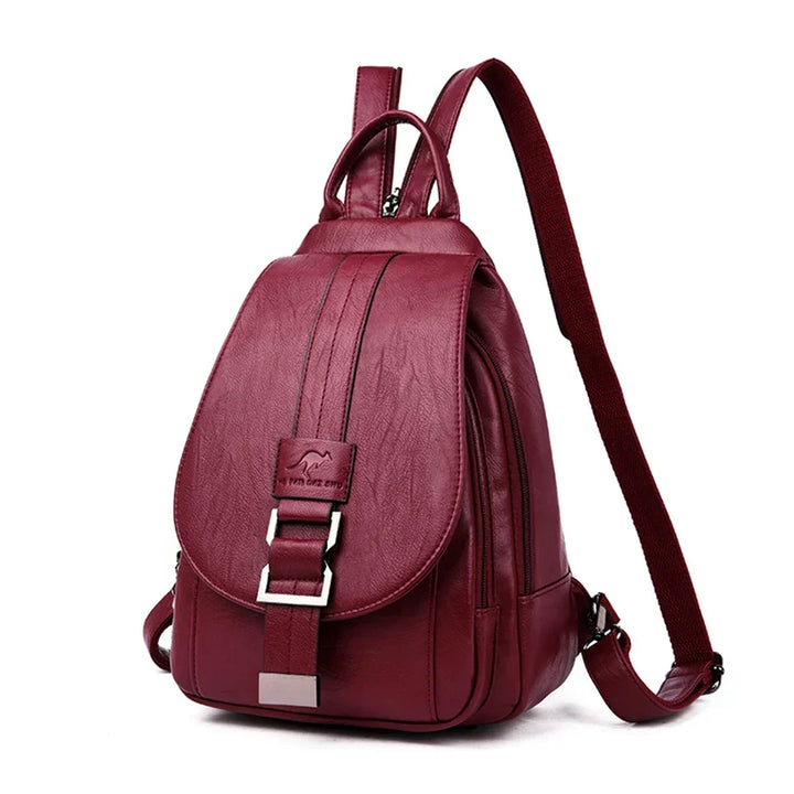 Versatile women's daily leather anti-theft shoulder bag. Combines luxury with practical security.