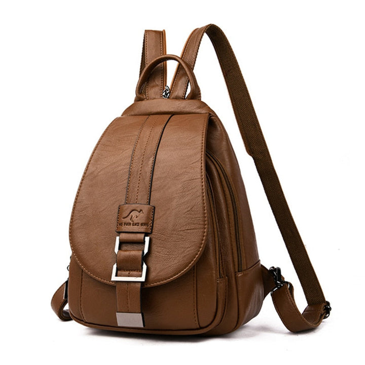High-quality women's leather anti-theft bag for secure everyday carry. Fashionable & durable.