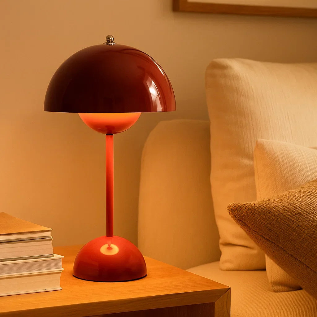 Modern LED touch control table lamp for desk & office, a contemporary lighting solution.