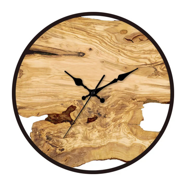 Elegant large minimalist black wall clock, silent quartz home decor, perfect for modern office or living spaces.