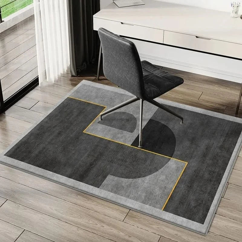 Essential furniture accessory: durable, washable floor mat for hard surfaces, safeguarding floors under office chairs.