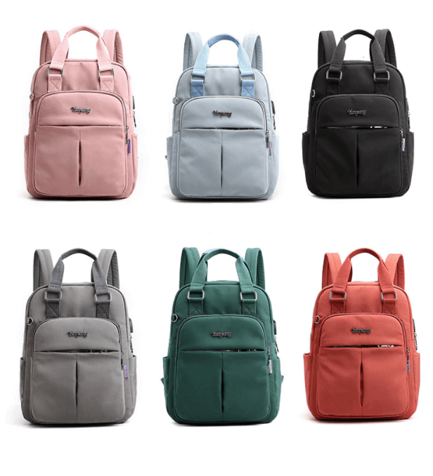 Get organized with this secure USB charging travel backpack.