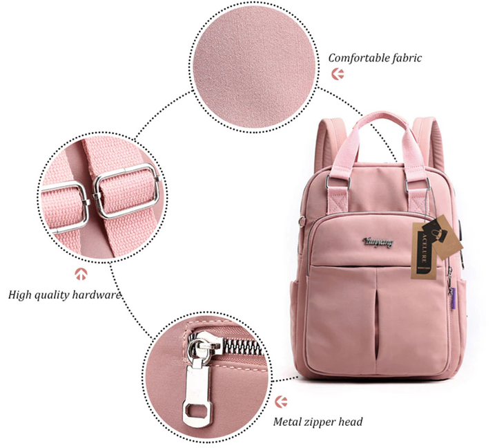 Versatile anti-theft backpack for work, travel, and everyday use.