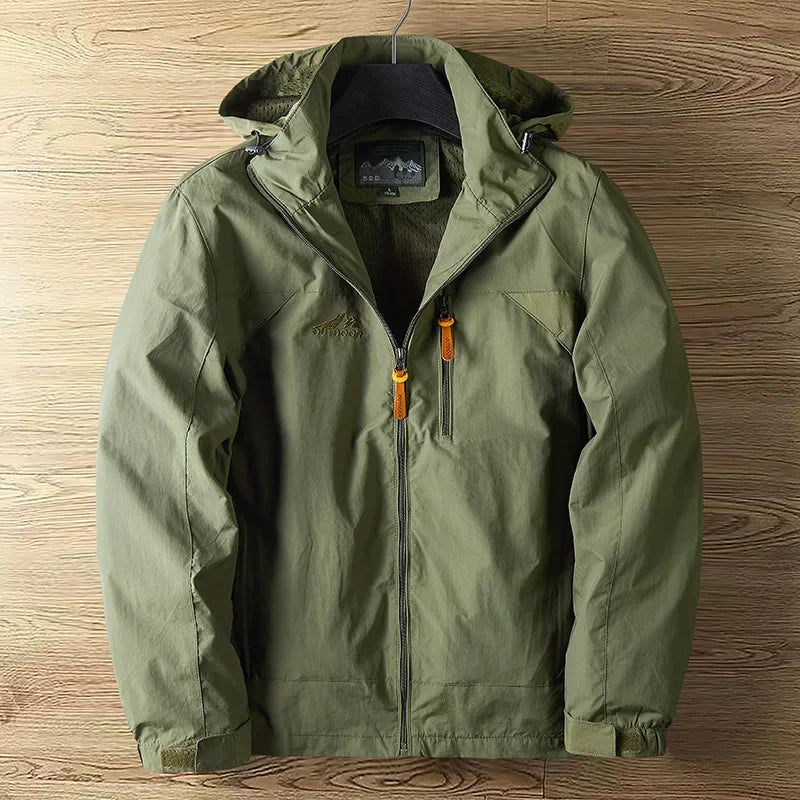 Versatile men's outdoor jacket. Lightweight, waterproof, and breathable outerwear for diverse active pursuits.