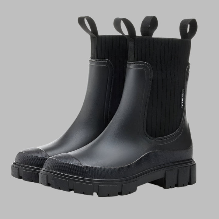 Stylish and practical women's waterproof boots, ideal for any wet weather conditions.