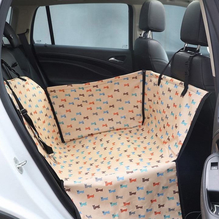 Durable pet travel cover ensuring a safe and clean car interior